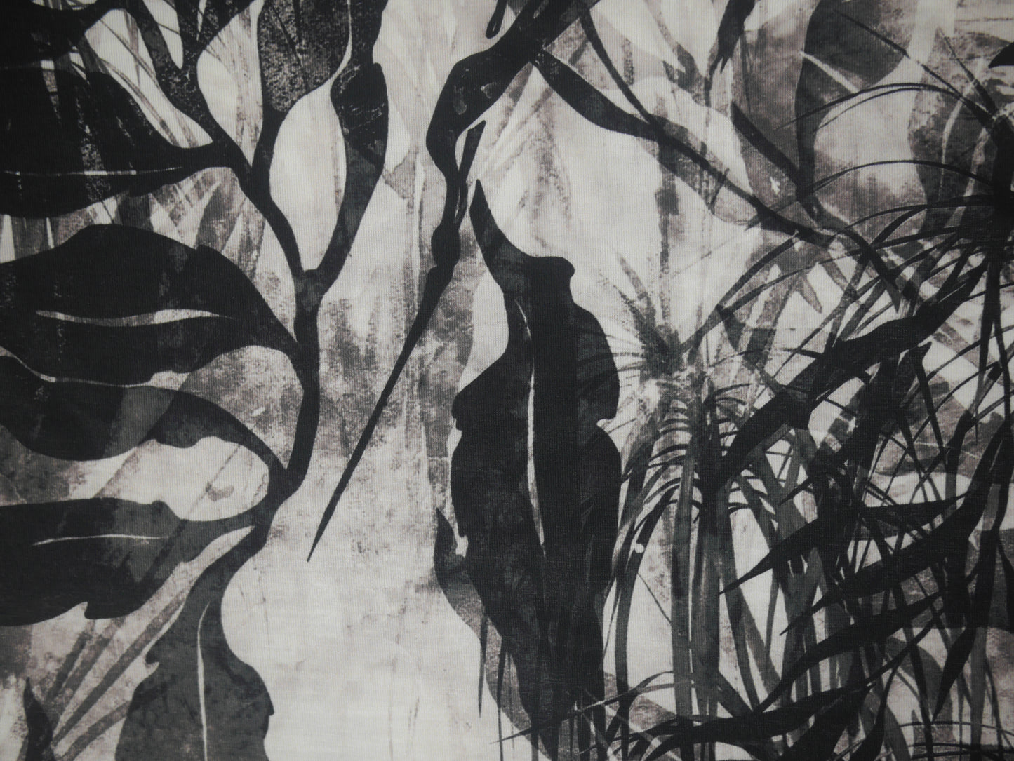 Recycled Soft Spun Polyester - Dark Jungle