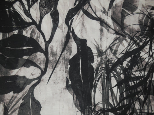 Recycled Soft Spun Polyester - Dark Jungle