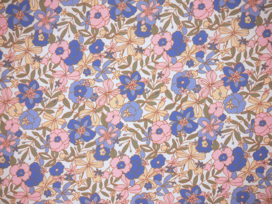 Recycled Soft Spun Polyester - Mini Floral