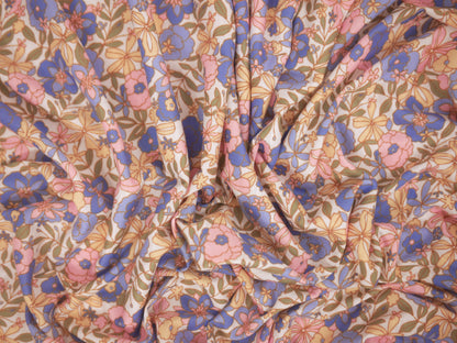 Recycled Soft Spun Polyester - Mini Floral