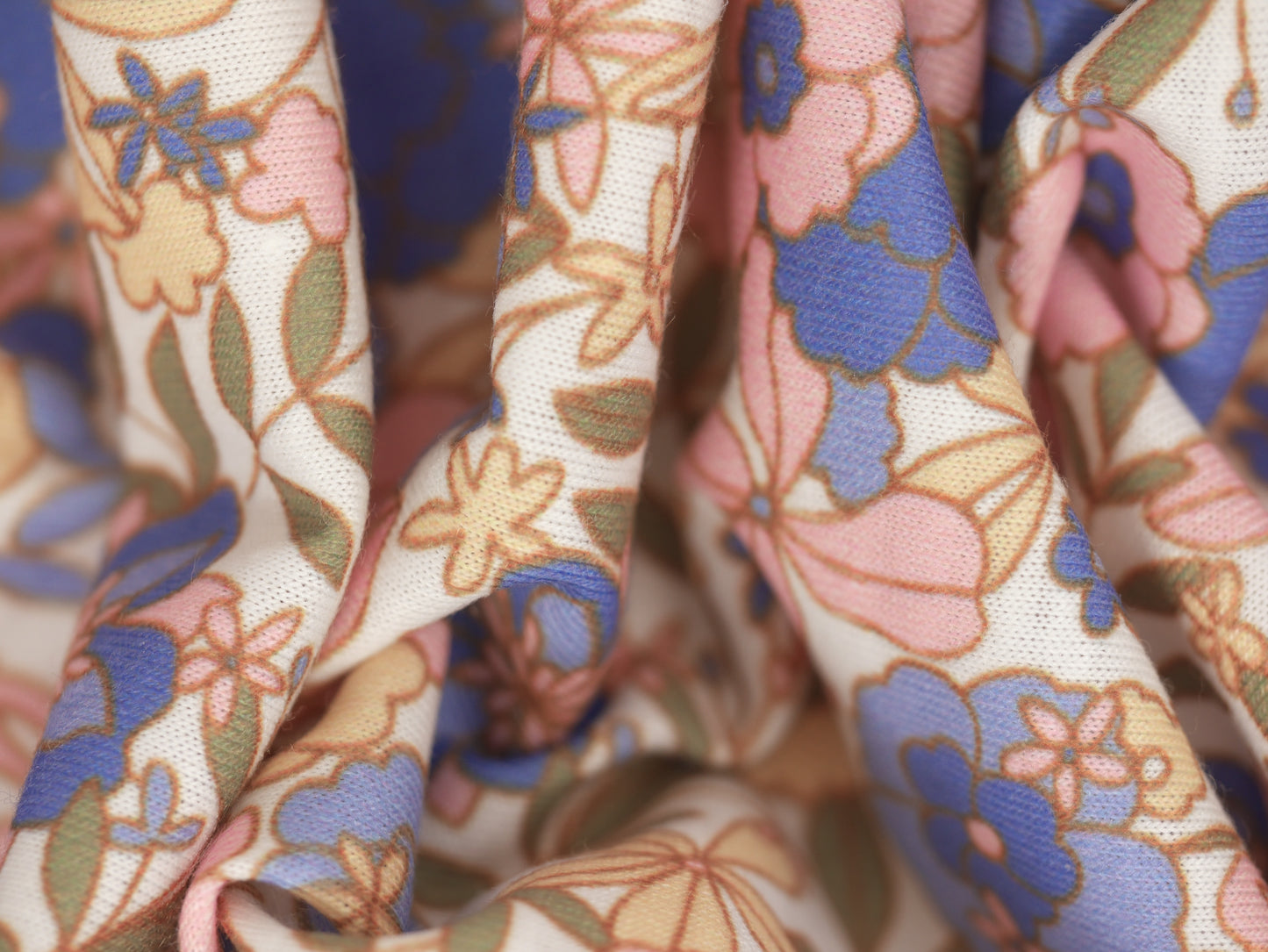Recycled Soft Spun Polyester - Mini Floral