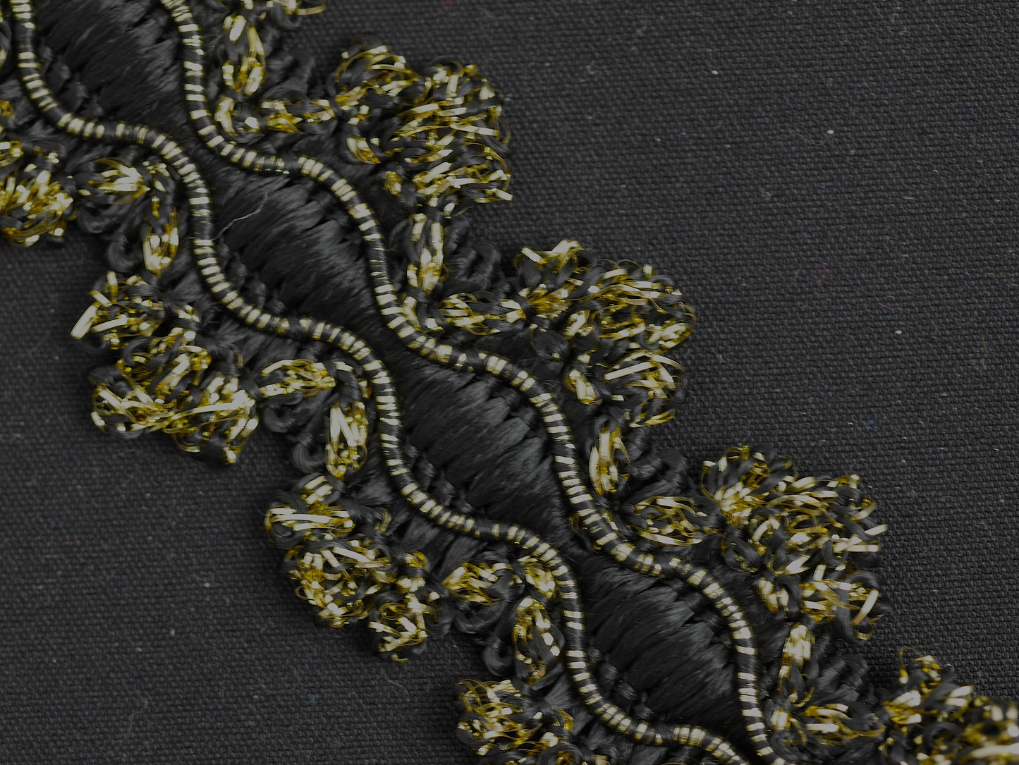 Gold Metallic Braiding