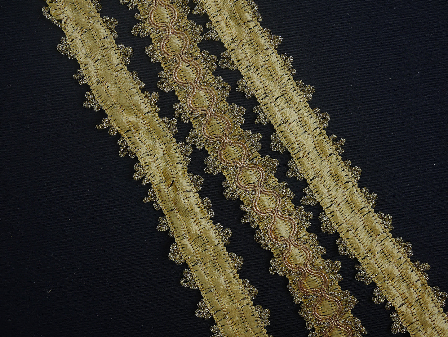 Gold Metallic Braiding