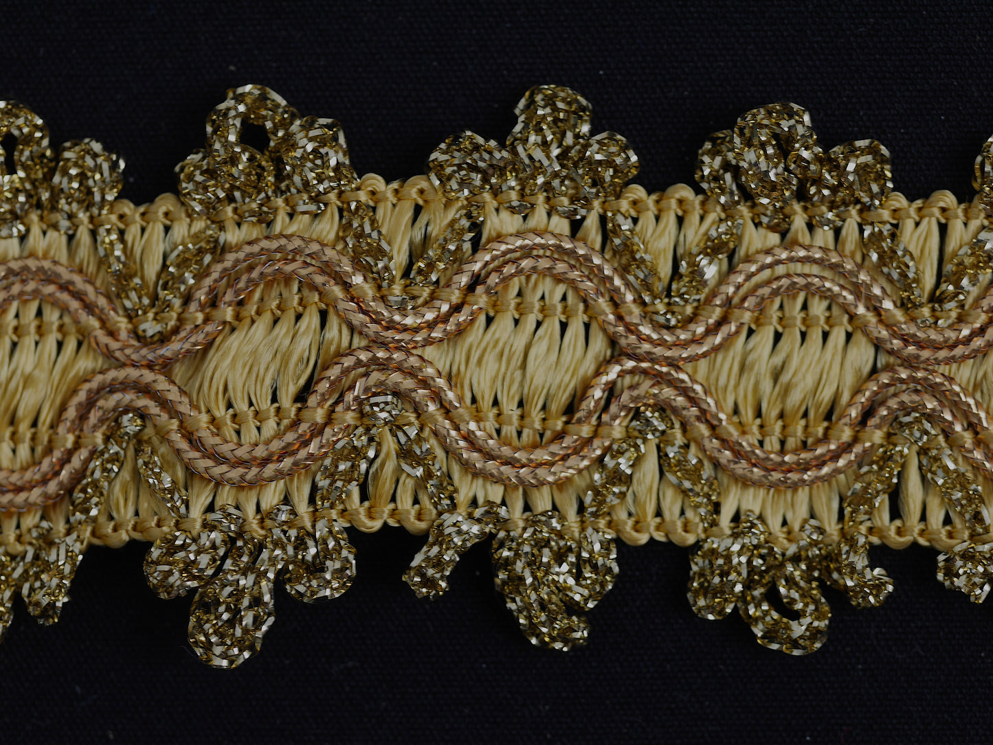 Gold Metallic Braiding