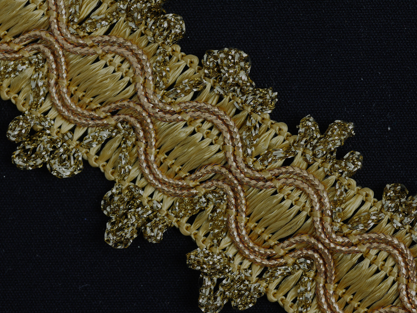 Gold Metallic Braiding