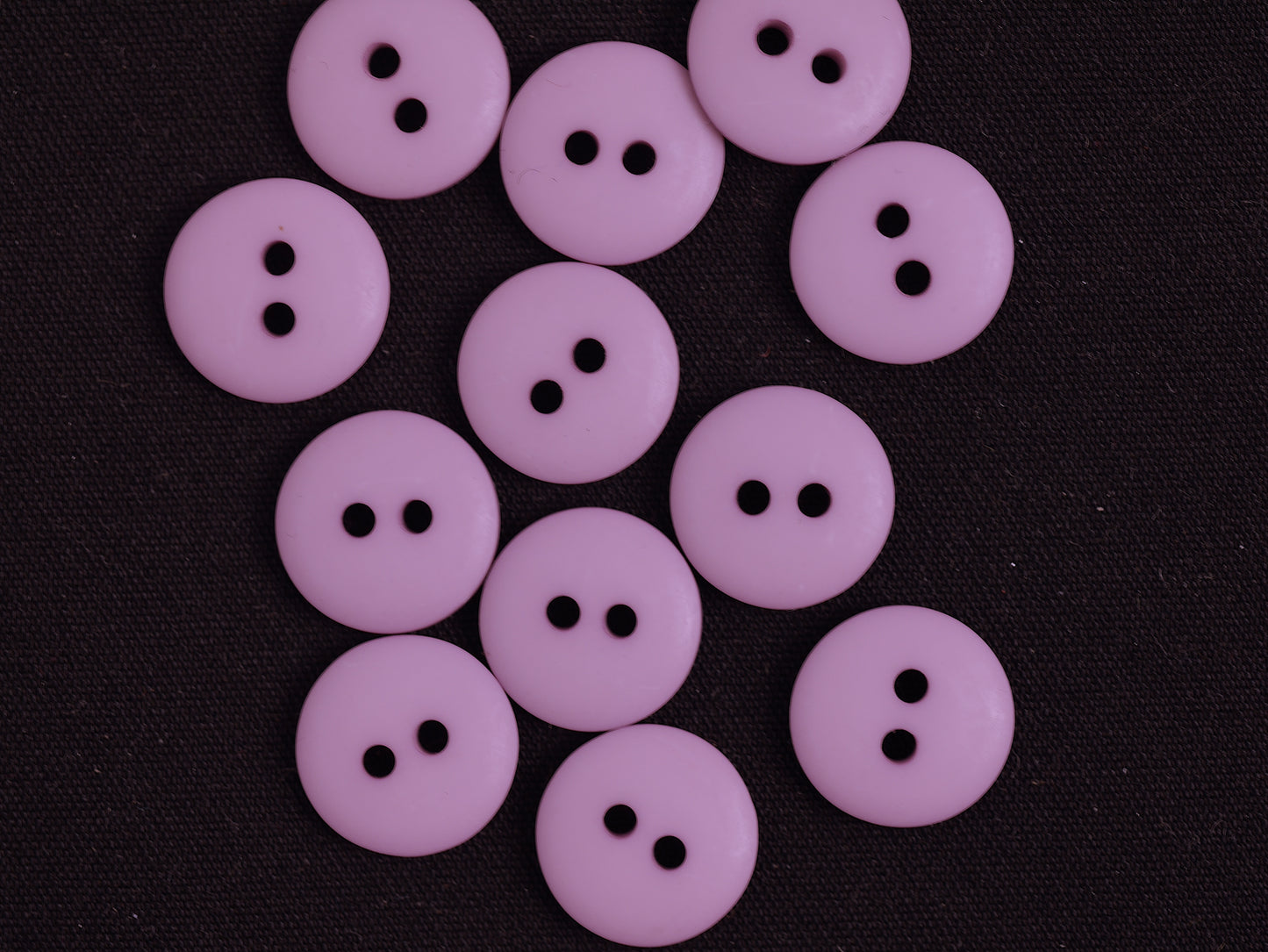 11mm Lilac 2 Hole Button