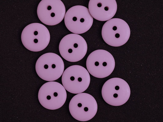 11mm Lilac 2 Hole Button