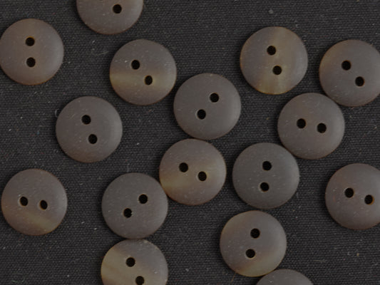 11mm Flat Horn Effect 2 Hole Button