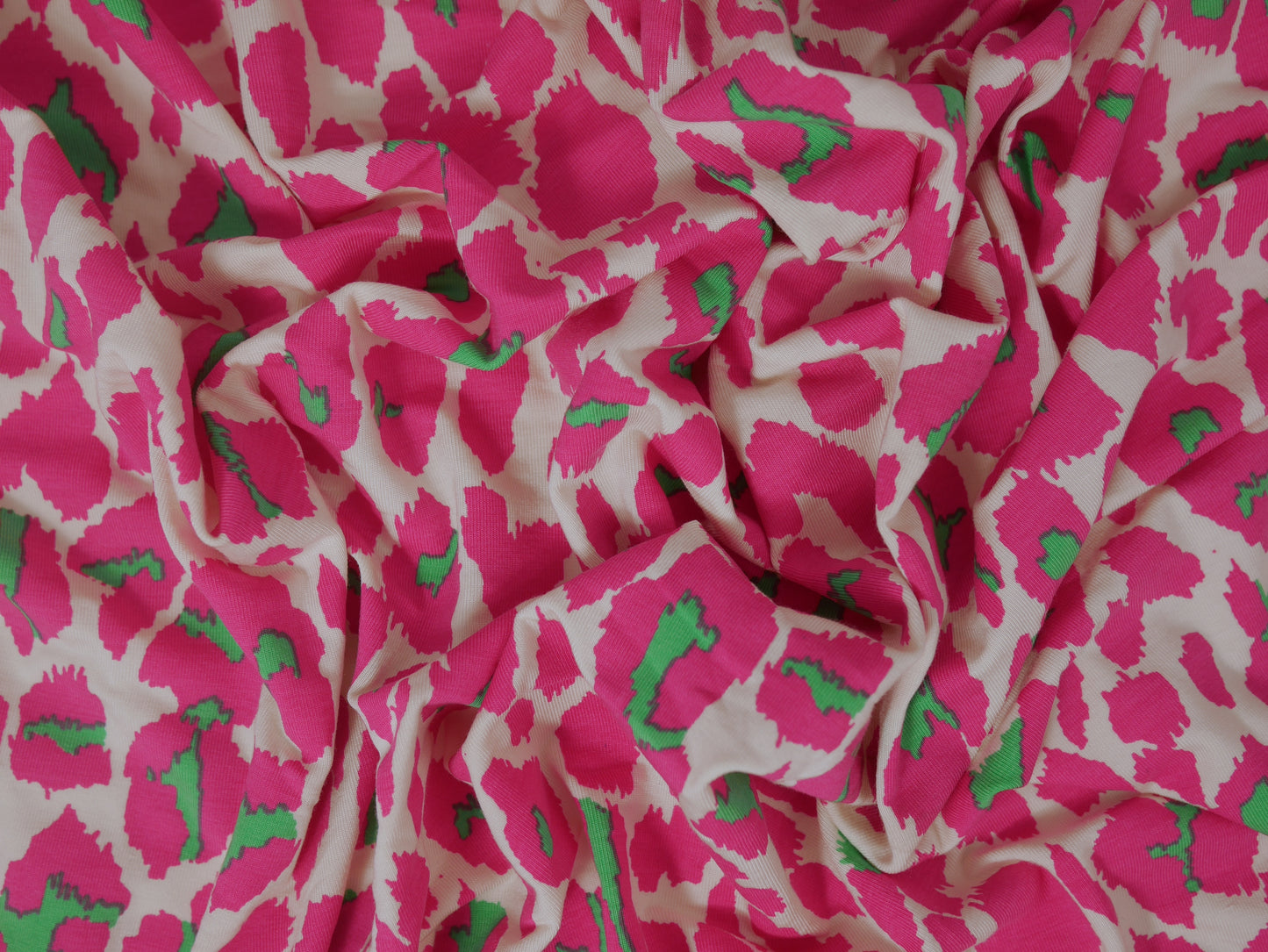 Micro Modal Single Jersey - Leopard Print