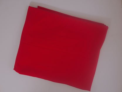 Single Cotton Jersey - Red 0.60 Metre Remnant