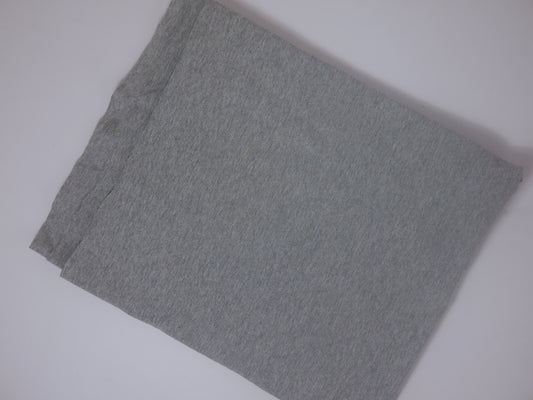 Single Cotton jersey - Grey 0.60 metre Remnant