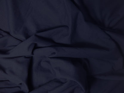 Single Cotton Jersey - Navy 0.60 metre Remnant