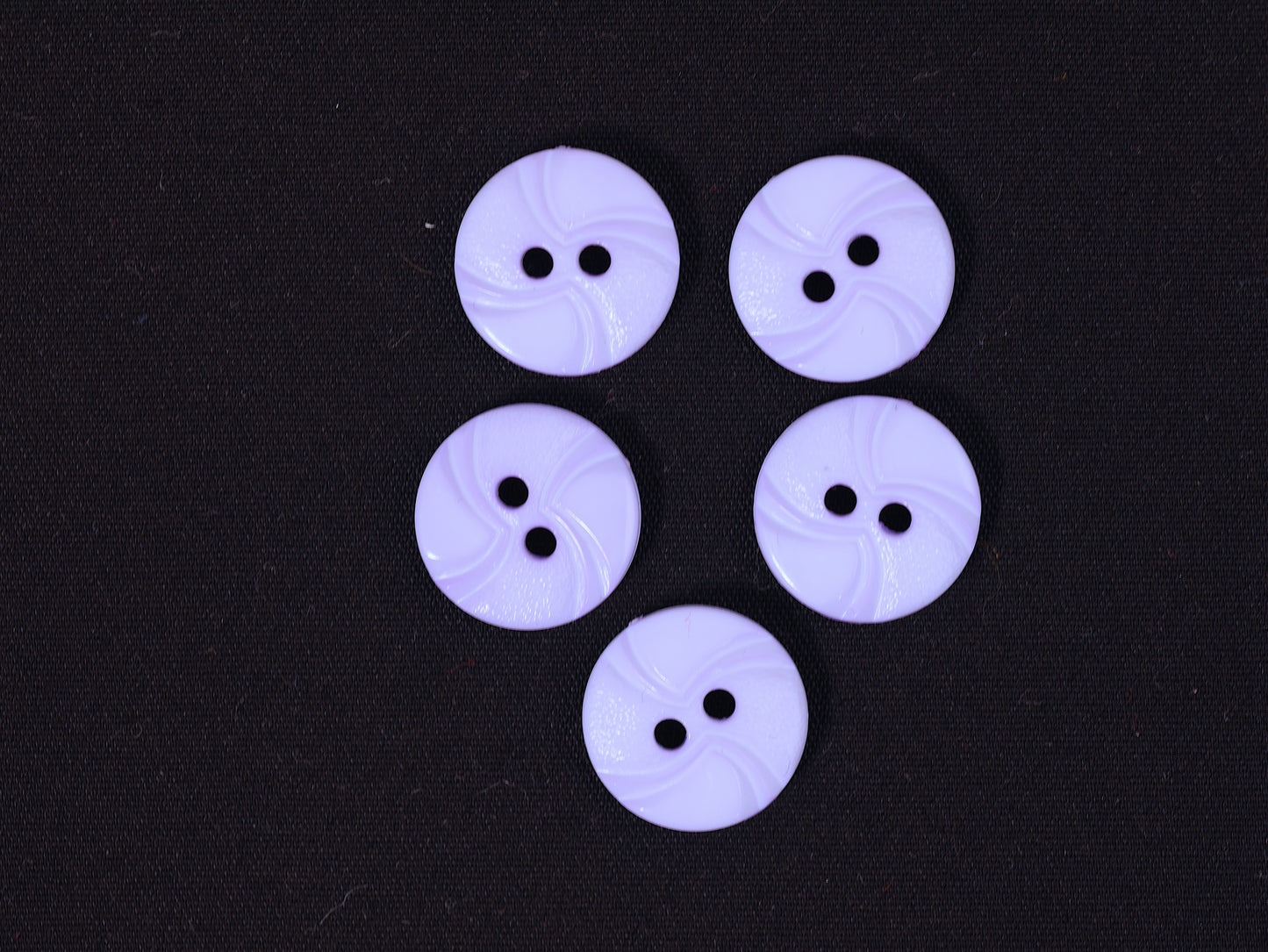 15mm Purple 2 Hole Button