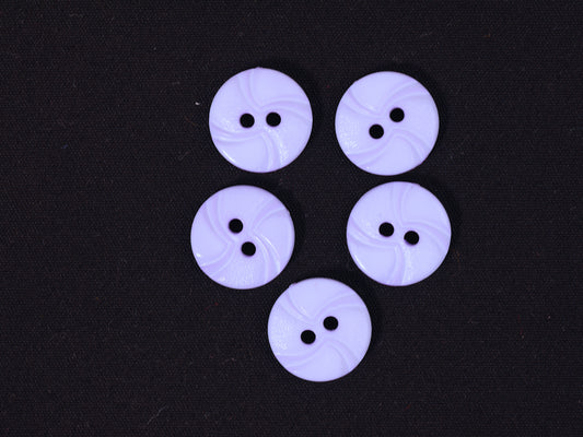15mm Purple 2 Hole Button