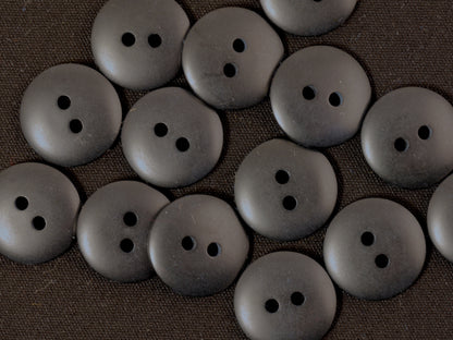 16mm Black 2 Hole Button