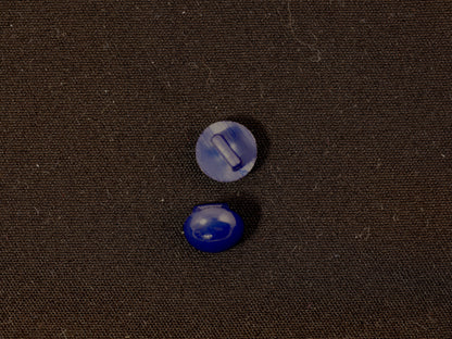 9mm Blue Shank Button