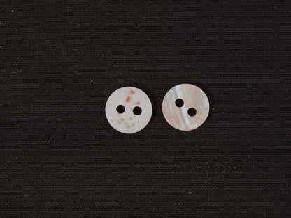 10mm Confetti Effect 2 Hole Button