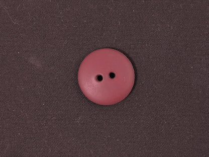 18mm Burgundy 2 Hole Button