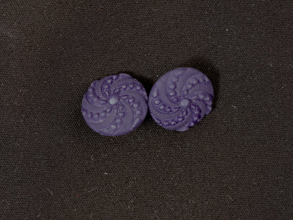 15mm Plastic Purple Shank Button