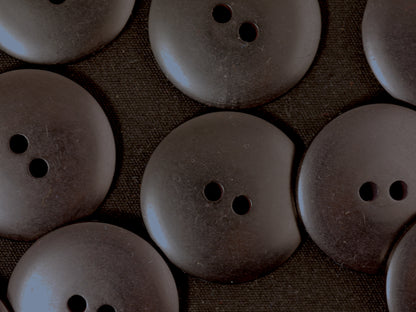 28mm Black 2 Hole Coat Button