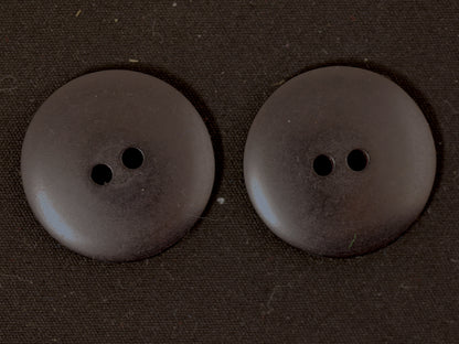 28mm Black 2 Hole Coat Button