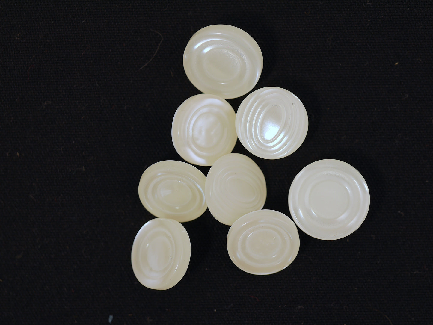 11mm Ivory Iridescent Shank Button