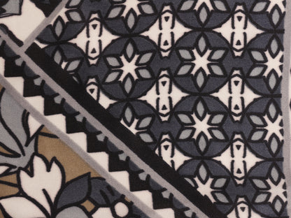 Polyester Satin Border Print