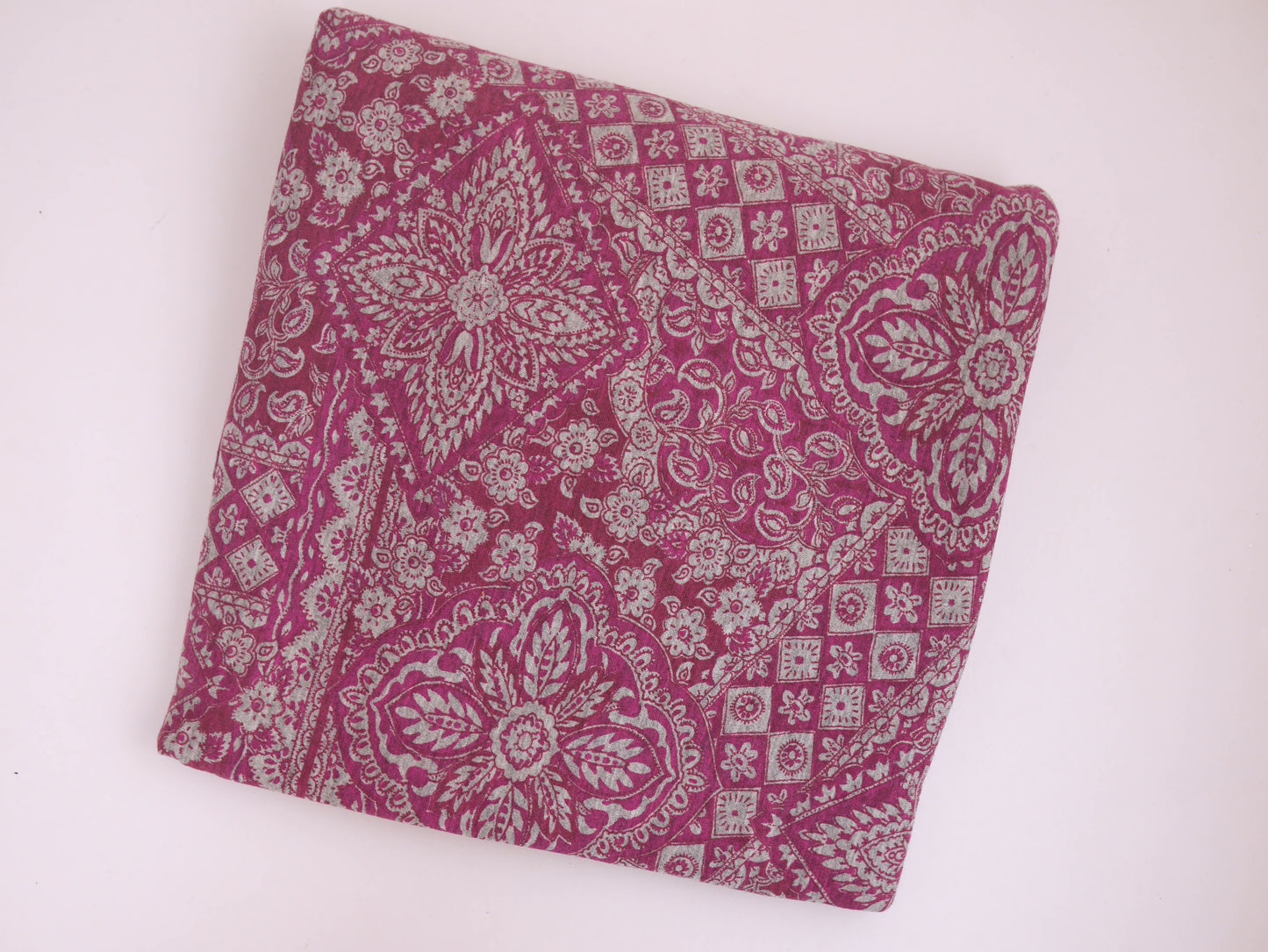 Printed Viscose Jersey Fabric - Abstract Persian 1 Metre Remnant