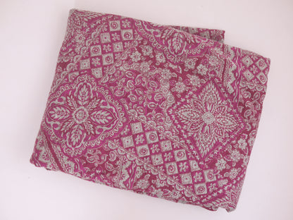 Printed Viscose Jersey Fabric - Abstract Persian 1.90 Metres Remnant