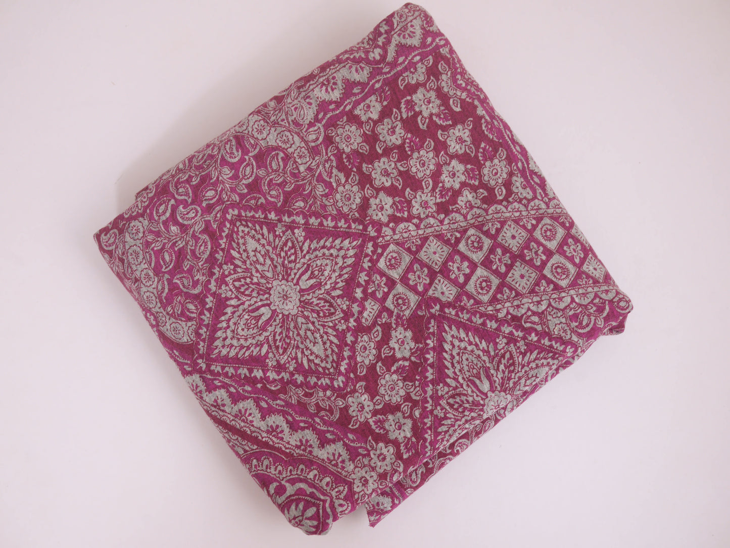 Printed Viscose Jersey Fabric - Abstract Persian 1 Metre Remnant