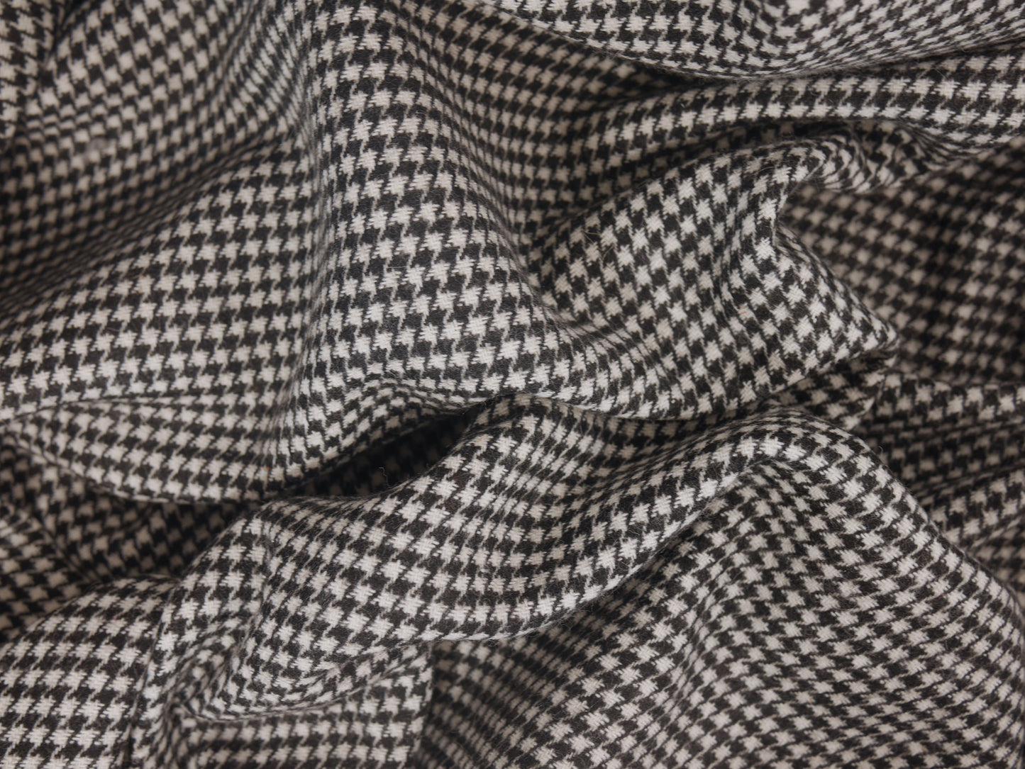 Prince of Wales/Dogtooth Reversible Wool Coating