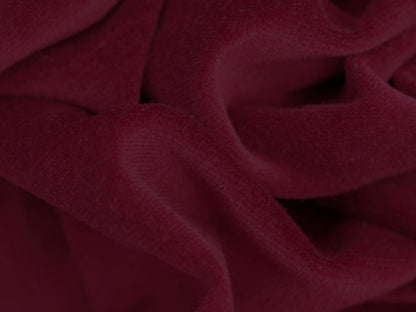 100% Woven Cotton Velvet - Ruby