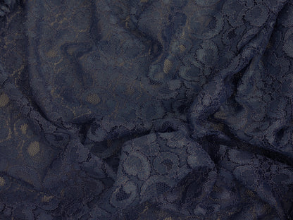 Lace Fabric - Dark Blue