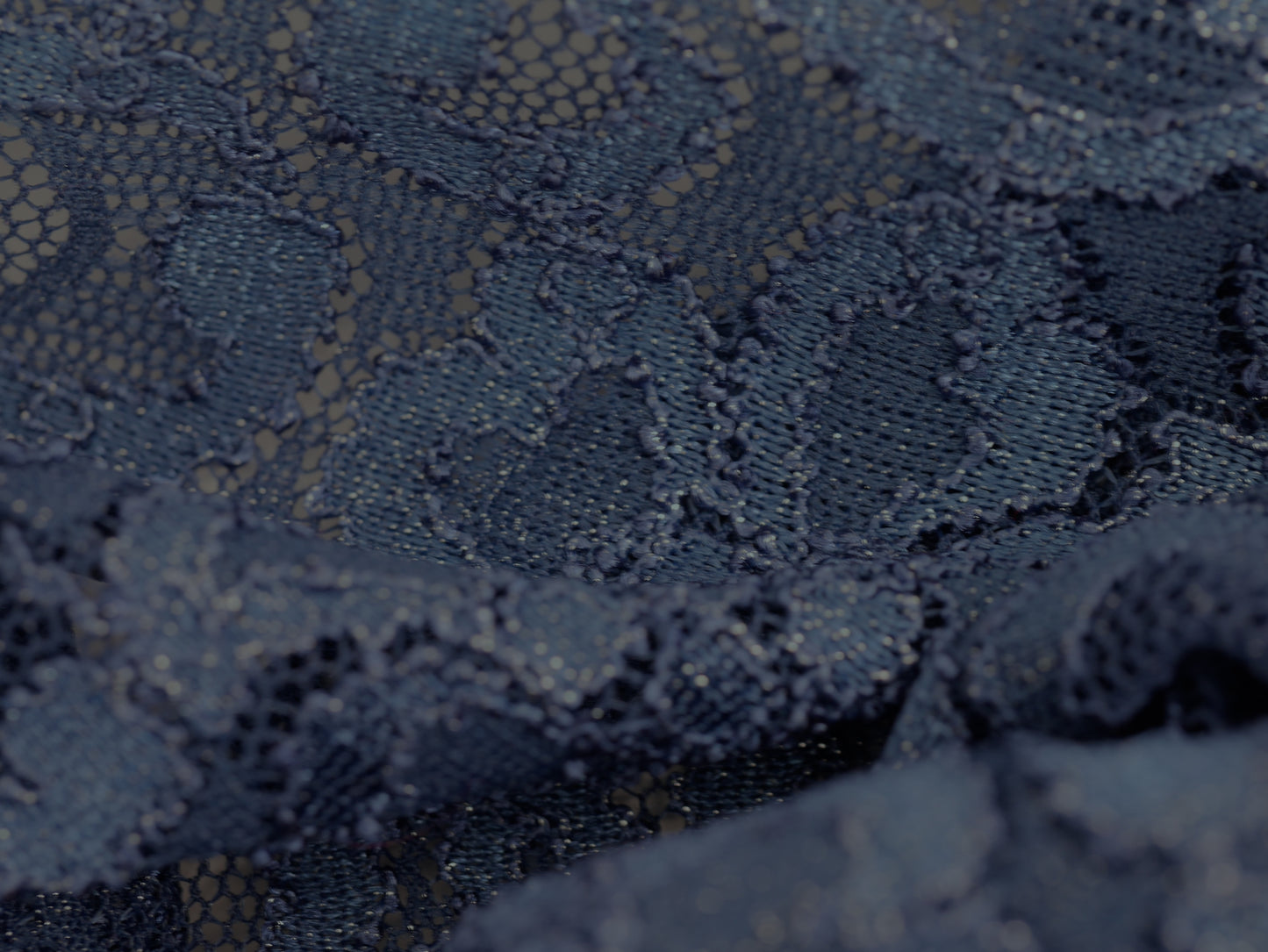 Lace Fabric - Dark Blue