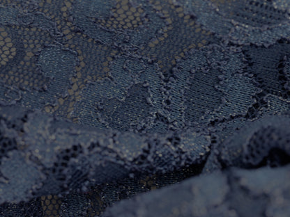 Lace Fabric - Dark Blue