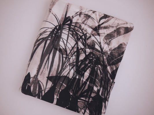 Recycled Soft Spun Polyester - Dark Jungle 0.85 Metre Remnant