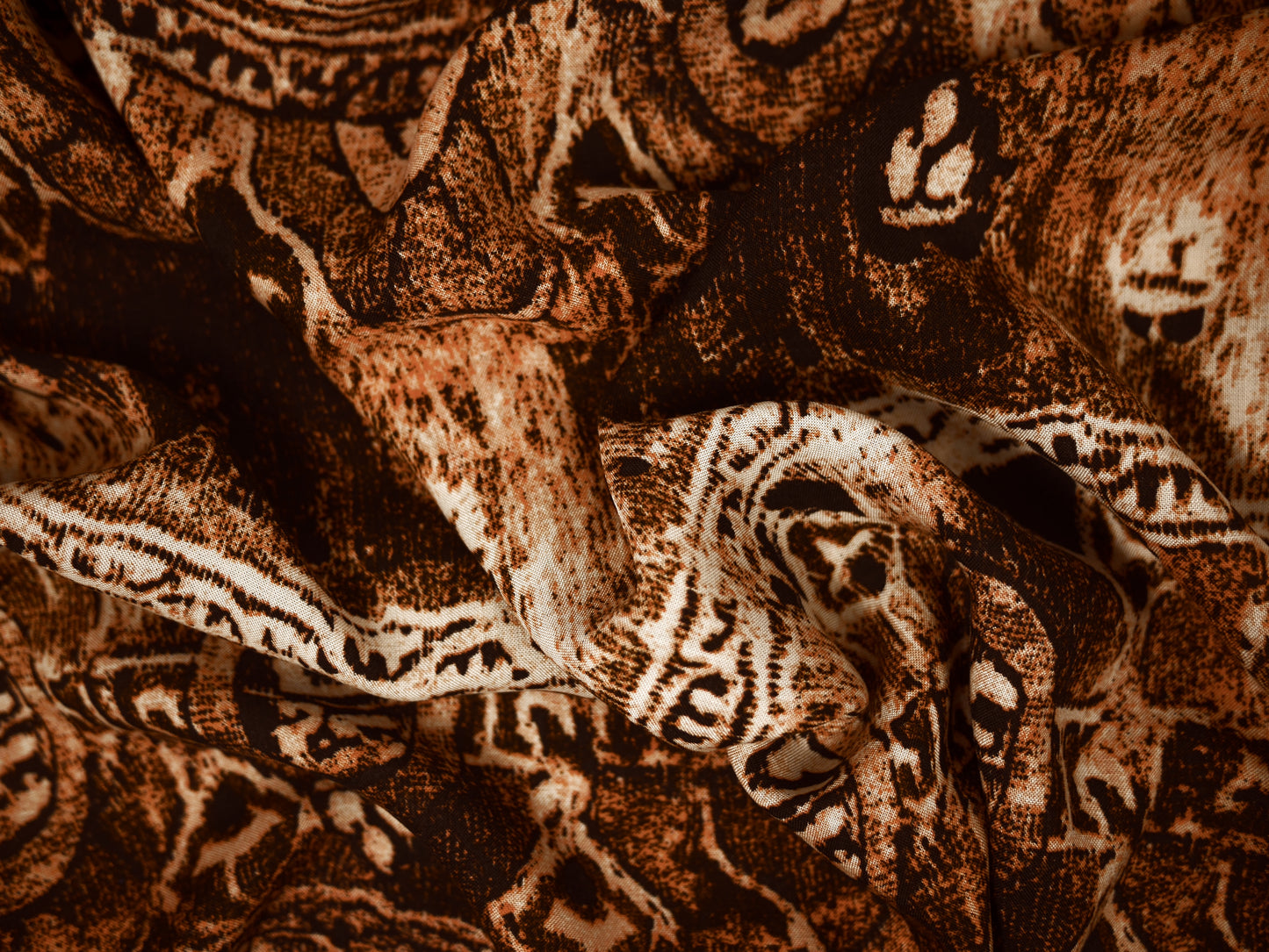 Panama Viscose Fabric - Tribal Print