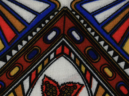 Panama Viscose Fabric - Geometric Folklore