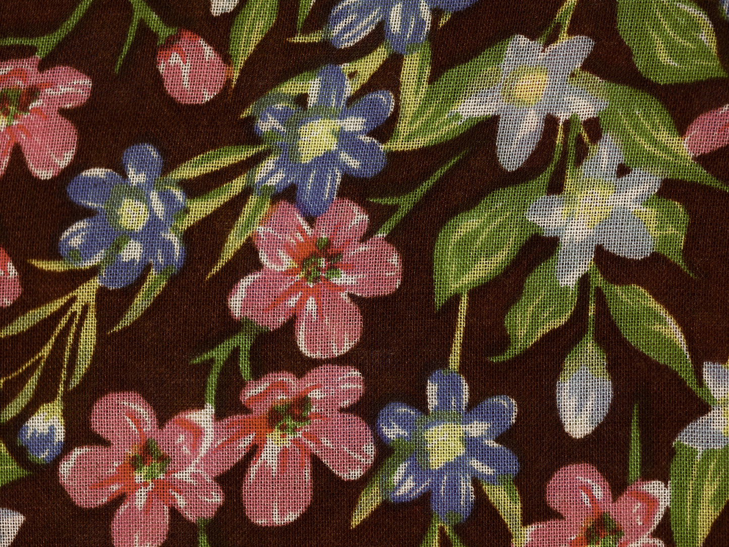 Panama Viscose Fabric - Floral Fantasy