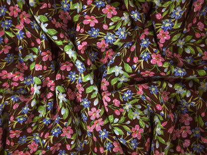Panama Viscose Fabric - Floral Fantasy