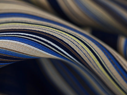 Viscose Chiffon Crepe - Sterling Stripe