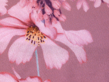 Recycled Filament Spun Polyester - Floral pink