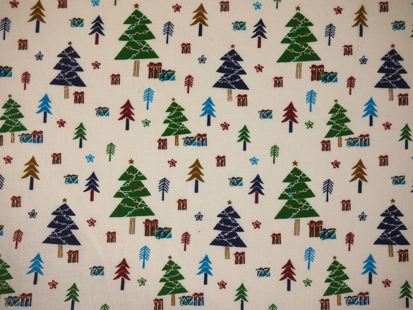 Printed Cotton Poplin - Christmas Trees