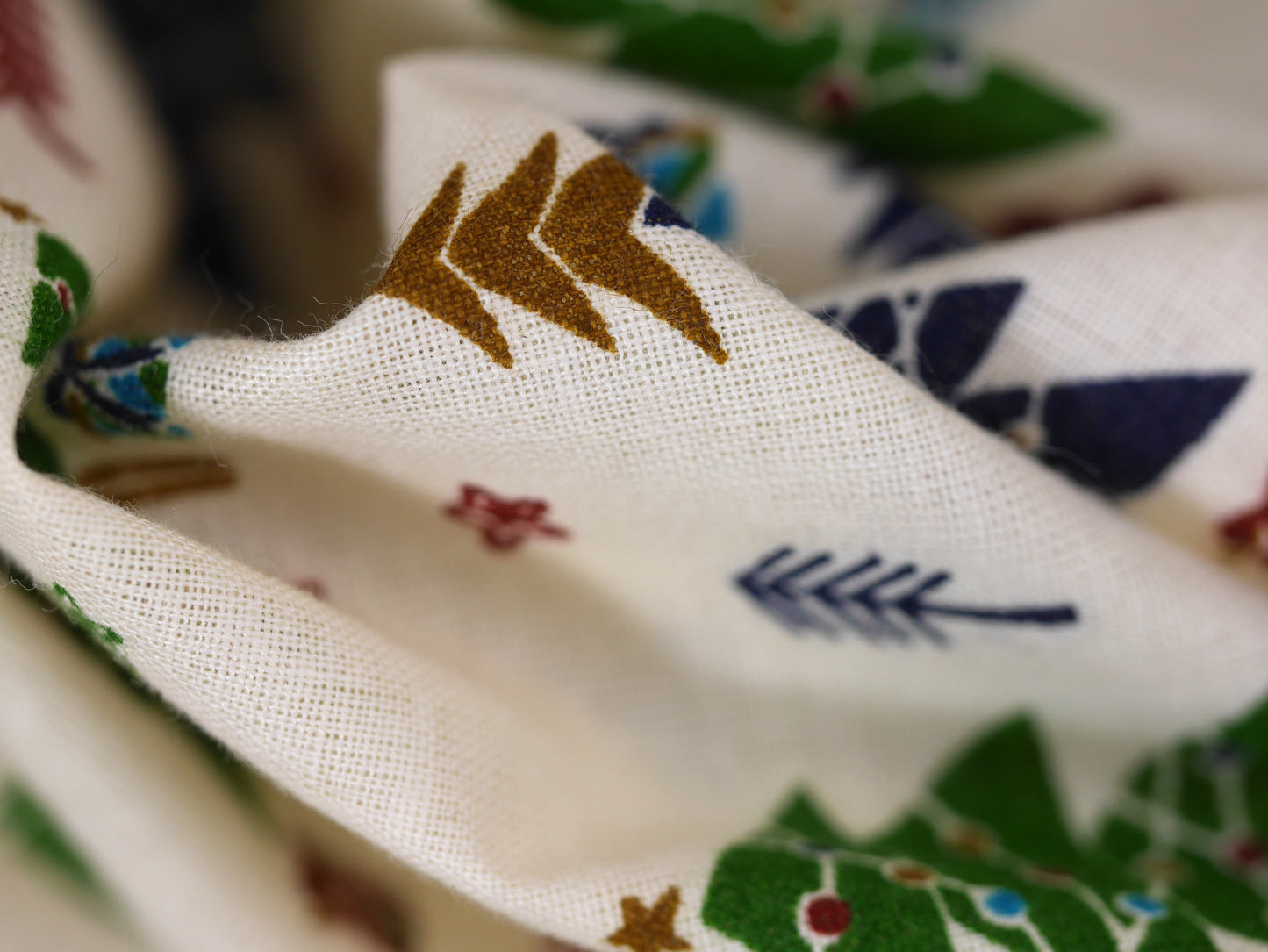 Printed Cotton Poplin - Christmas Trees