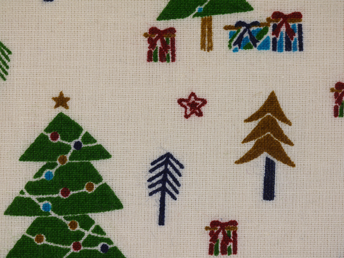 Printed Cotton Poplin - Christmas Trees