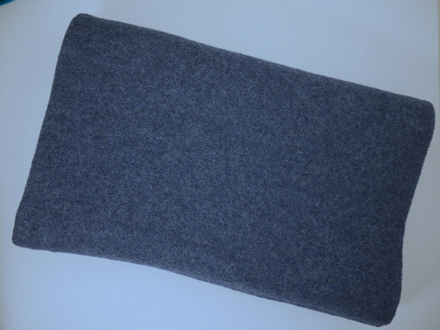 Pure Boiled Wool - Indigo 0.90 Metre Remnant