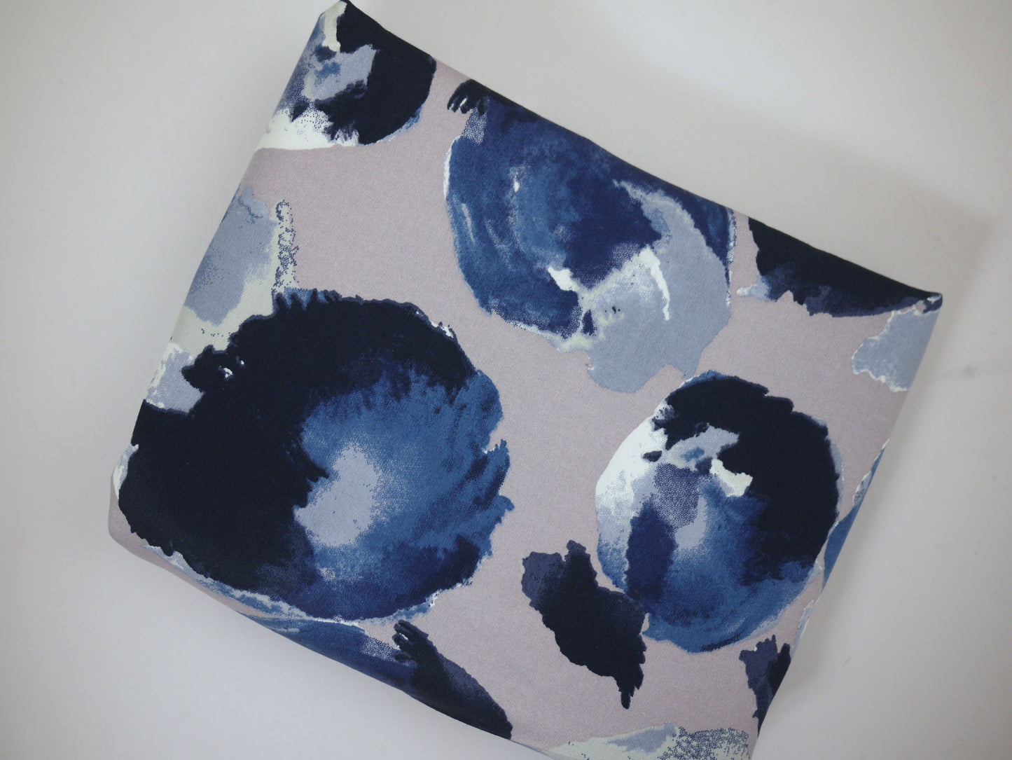 Stretch Satin Cotton - Abstract Polka Dots 0.80 Metre Remnant