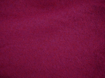 Pure Boiled Wool - Fuchsia 1 Metre Remnant