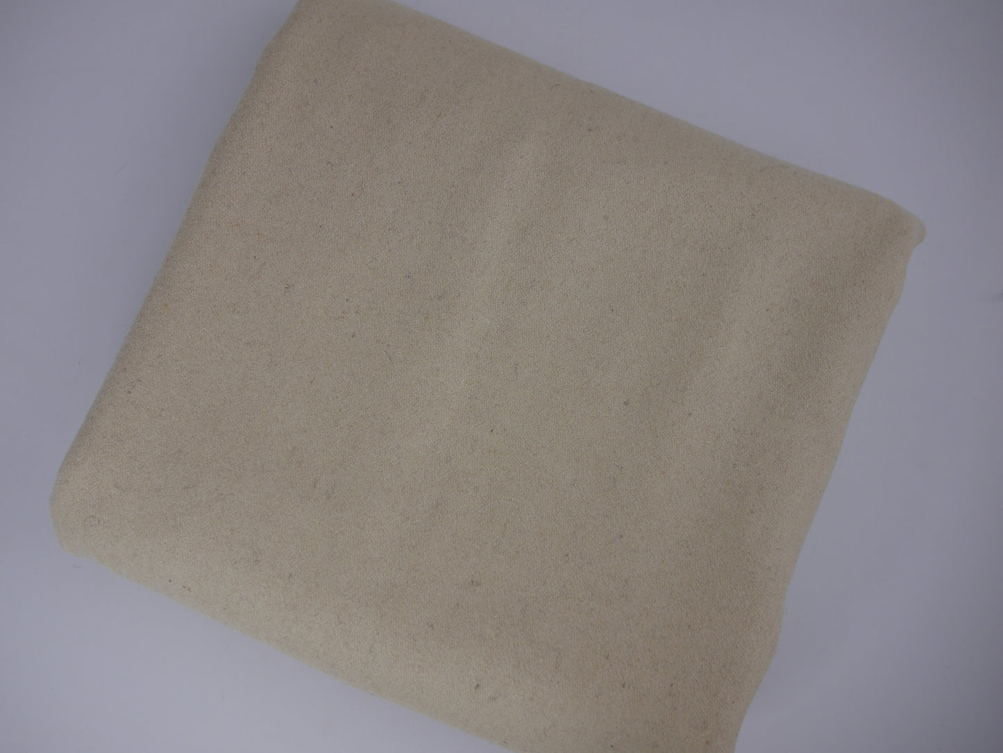 Woven Wool Coating Fabric - Sand 1.35 Metre Remnant
