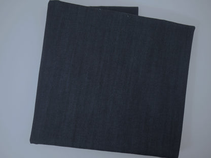 Dark Navy Stretch Denim - 1 Metre Remnant